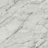 Black and Faux White Marble Serving Cart with Wine Rack B062P145636