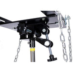 ZUN 1660lbs Transmission Jacks Quick Lift Dual Spring , Hydraulic Transmission Jack 2 Stage Hydraulic w/ W46557316