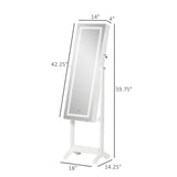 Floor standing jewelry cabinet with LED lights 37775414