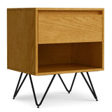Hunter 20 inch Wide Nightstand in Oak Veneer B136P364303