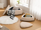 29.9"Wide 2 - Piece Upholstered Storage Ottoman Set Footrest Shoe Changing Stool with Metal W3098P296985