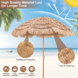 7.2 foot portable beach umbrella with adjustable tilt 05410174