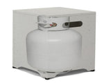 41*41*53.5cm Square Imitation Marble Color Gas Storage Garden Iron Side Table 34899564