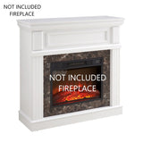 Only Mantel -White,41.34"W*14"D*40"H W1758P204946
