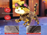 Holiday decoration 3D cute cat with LED lights 09458148