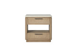 Two Drawer Nightstand with Oak Veneer Drawer Fronts B2699P323472