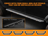 Running Boards Compatible with Ford Bronco 4 Door 2021-2026 , Two Stairs Side W2801P277662