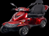 HS4W-A1R-N Heavy Duty 4 Wheel Mobility Scooters, Red Color W3787P445982