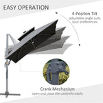 ZUN Outdoor beach umbrella/ Cantilever Umbrella （Prohibited by WalMart） 64502312