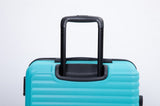 3 Piece Luggage Sets ABS Lightweight Suitcase with Two Hooks, Spinner Wheels, TSA Lock, 41310165
