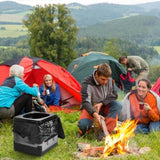 Portable with Carry Bag Foldable Emergency with Lid Trash Bags Camping Foldable 33357478