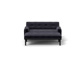 Grey 2 seater sofa sleeper with recline fuction W570P195340