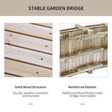 5 ft Wooden Garden Bridge Arc Footbridge 23534540