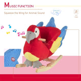 Baby rocking horse toy with music playback Parrot shaped 52694478