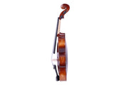 GV201 4/4 Classic Solid Wood Violin Case Bow Violin Strings Rosin Shoulder 23481040
