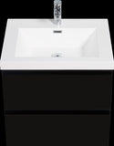 24" Floating Bathroom Vanity with Sink, Modern Wall-Mounted Bathroom Storage Vanity Cabinet with W1573P152691