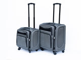 Luggage 2-piece backpack set gray 33255015