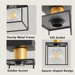 ZUN Kimbler Semi Flush Mount Kitchen Pendent Light[No Bulb][Unable to ship on weekends, please place 98041885