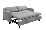 69"3 in 1 Convertible Queen Sleeper Sofa Bed, Modern Fabric Loveseat Futon Sofa Couch w/Pullout Bed, W1417132011