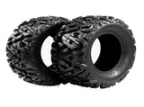 Complete Set of 4 All Terrain ATV UTV Tires 25x8-12 Front & 25x10-12 Rear 6PR Tubeless 87563144