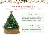 Handcrafted Woven Christmas Tree Collar - Seagrass Wicker Tree Skirt & Stand Base Cover 77726471