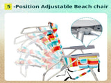 63*70*99cm Heightened Oxford Cloth Silver White Aluminum Tube Bearing 100kg Beach 76534008