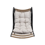 3 Pieces Wicker Outdoor Patio Furniture Set with Lounge Chair, Balcony Chairs Table Set with N780P209442N