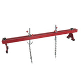 Engine Load Leveler 1100lbs Capacity Support Bar Transmission W/ Dual Hook Red 76519805