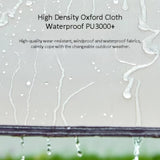 Ordinary 3*4m RV Outdoor Tent Shade Portable Camping Sunscreen Rainproof Vinyl Canopy 03194528