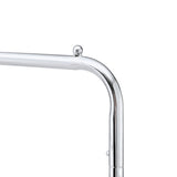 Garment Rack with Basket on Wheels Rolling Clothes Rack for Hanging Clothes Heavy Duty Garment W1903P203897