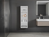Cale Wall Cabinet, 4 Shelves, White B097P474255