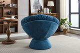 Oversized Swivel Accent Chair, 360 Swivel Barrel Chair, Papasan Chair for Living Room Bedroom W1752P172298
