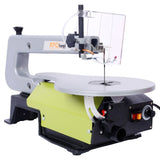 16-Inch Variable Speed Scroll Saw with Extra-Large Adjustable Tilting Table Ideal for Woodworking W465P182125