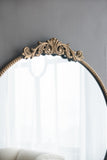 30" x 32" Round Gold Mirror, Wall Mounted Mirror with Metal Frame for Bathroom Living Room W2078124100