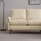 81"Modern Sectional Technical leather L-Shaped Sofa Couch with Reversible Chaise Lounge 10713407