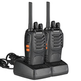 BF-88A 5W FRS Frequency Handheld Walkie Talkie Black 60209537