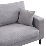 74" High Resilience three seater Sofa,Wooden Frame 3 Seat Sofa,Comfy,Modern Upholstered Sofa,Living W2297P264474