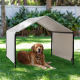 4*4*3.3FT Dog Tent for Large Gray 82302407