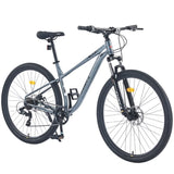 ZUN 29 Inch Wheels 8 Speed Mountain Bike, for Men Women Boys and Girls, Front Suspension, Steel Frame W1019P225381