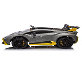 Lamborghini Huracan Sto 24V Kids Electric Ride-On Drift Car Speeds 1.86-5.59 MPH, Ages 3-8, Foam W1578P210768