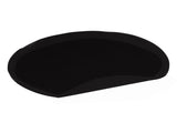 3x2x1/2" Beauty Salon Semicircle Anti-fatigue Salon Mat Black 99799260