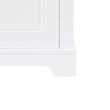 Tall Bathroom Storage Cabinet, Freestanding Storage Cabinet with Twos and Adjustable Shelves, 99964212