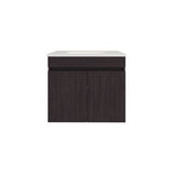 FM FURNITURE Rainbow City Vanity with 2 Doors, Wengue B128P293884