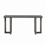 U_STYLE Geometric Design Console Table with Solid Pine Legs,Suitable for Entryway, Hallway, Living N711P289128D
