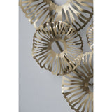 24x2x42" Gold Iron Wall Art W2078P205303