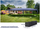 3 x 6m Home Use Outdoor Camping Waterproof Folding Tent with Carry Bag Blue 75028109