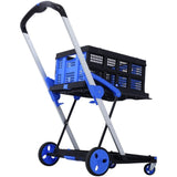 Collapsible Utility Multi Use Functional Collapsible Shoppings 2-Tier Collapsible Shopping 84897453