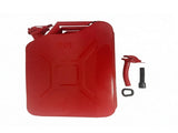 20L US Standard Cold-rolled Plate Petrol Diesel Can Gasoline Bucket with Oil Pipe Red 2 Pairs of 03165863