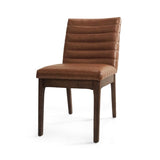 ZUN Upholstered Dining Chairs With Rubber Legs ,Light Brown 73471.00PUCOGN