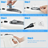 17-in-1 Handheld Steam Cleaner - 1400W High Power, 257&degF High-Temp Steam - Gray 86128003